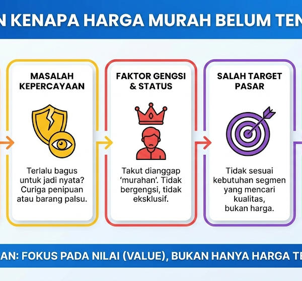 5 Alasan Kenapa Harga Murah Belum Tentu Laku di Pasaran