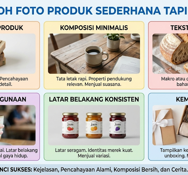 10 Contoh Foto Produk Sederhana Tapi Laris di Pasaran