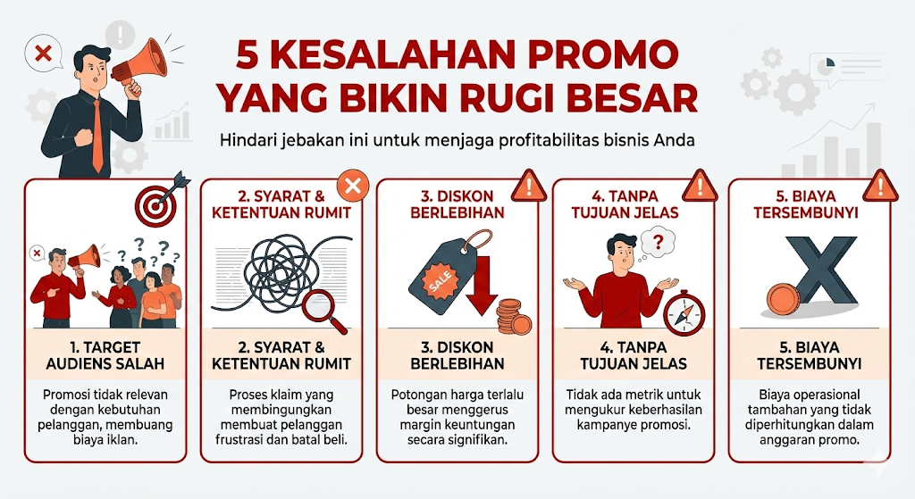 Kesalahan Promo yang Bikin Rugi Besar