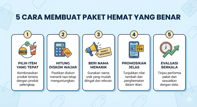 5 Cara Membuat Paket Hemat yang Benar untuk Meningkatkan Penjualan